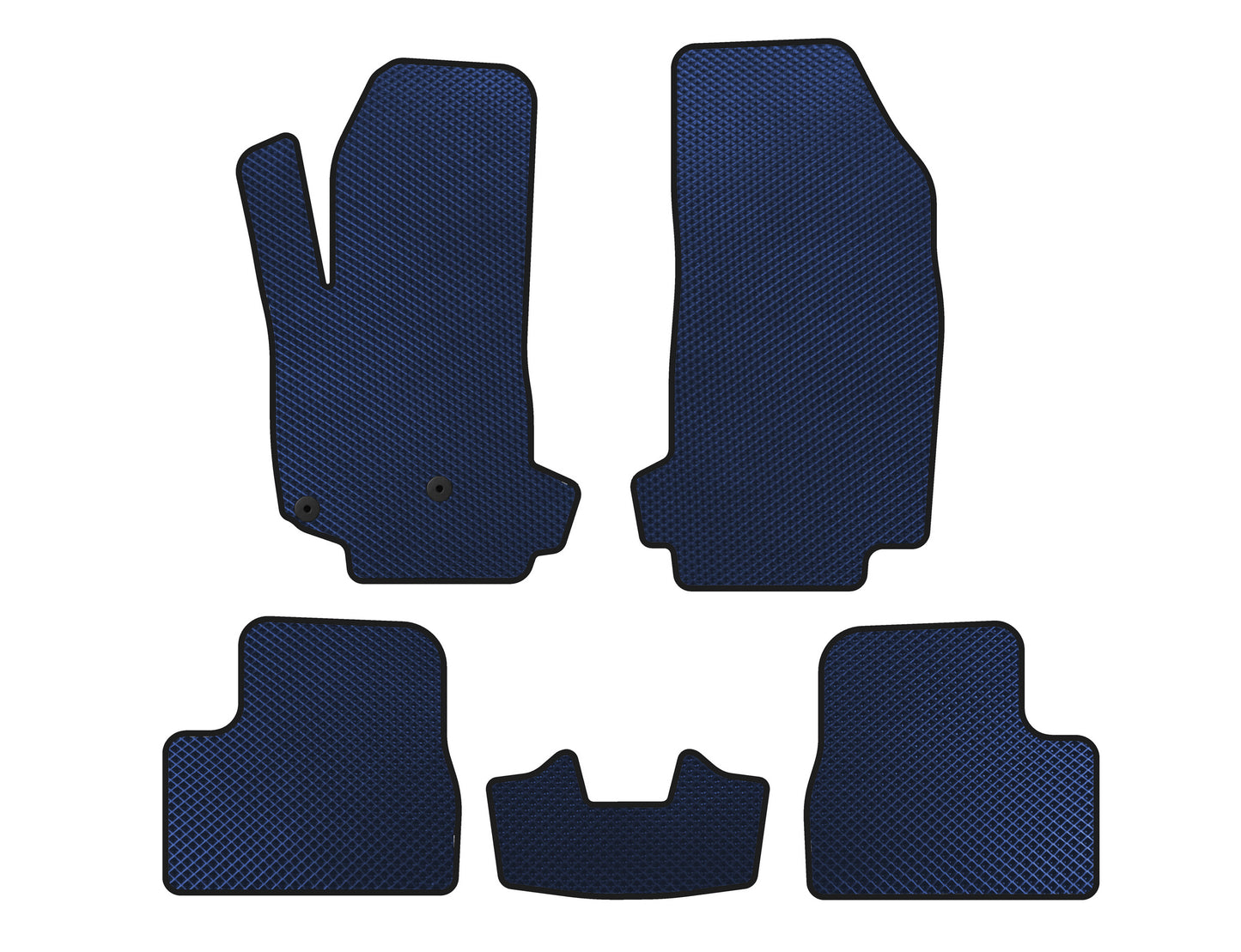 EVA Floor Mats V-2 (Blue) for Citroen DS-3 2009-2016 - image 1