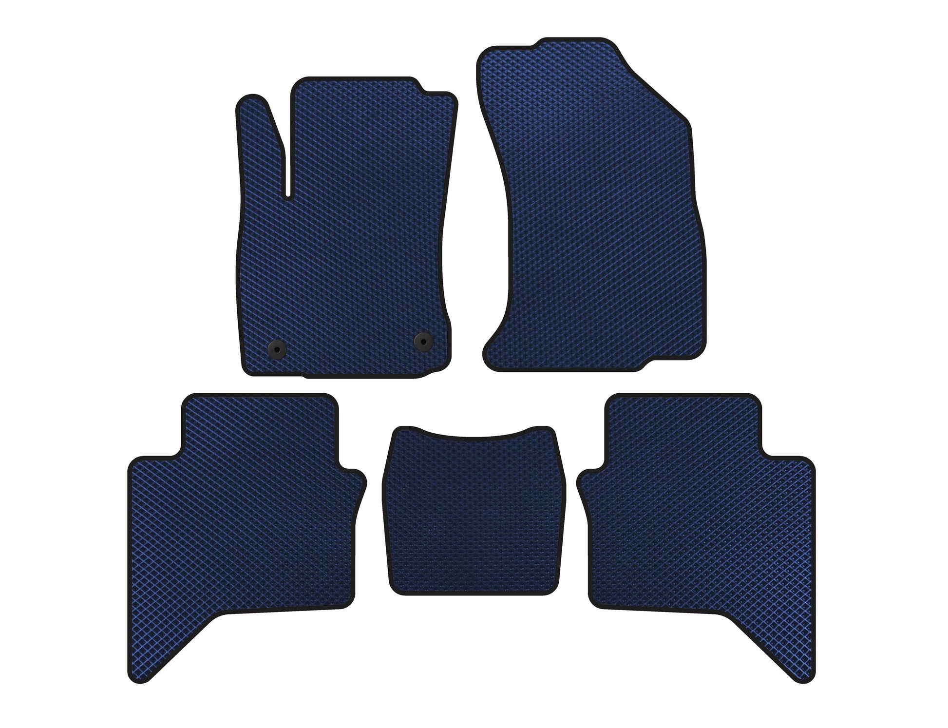 EVA Floor Mats (Blue) for Toyota Hilux 2015- - image 1
