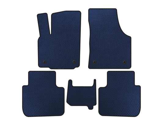 EVA Floor Mats (2 Rows, 7-Seater, Blue) for Volkswagen Atlas (Terramont) 2016- - image 1