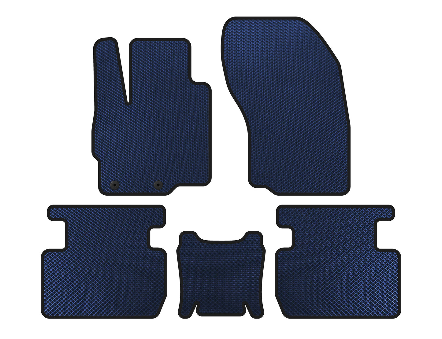EVA Floor Mats (Blue) for Mitsubishi Outlander 2021- - image 1