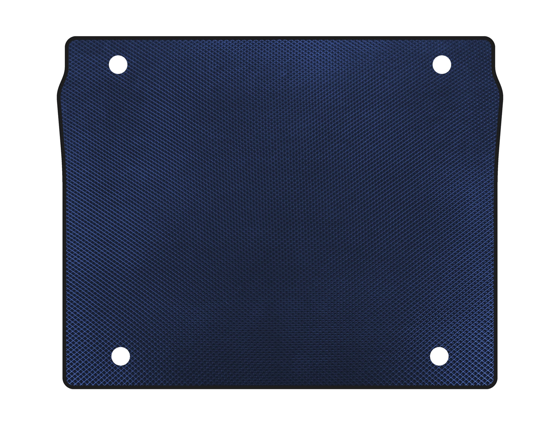Trunk Mat EVA (5-Seater/Short Base, Blue) for Fiat Doblo II 2010-2022 - image 1