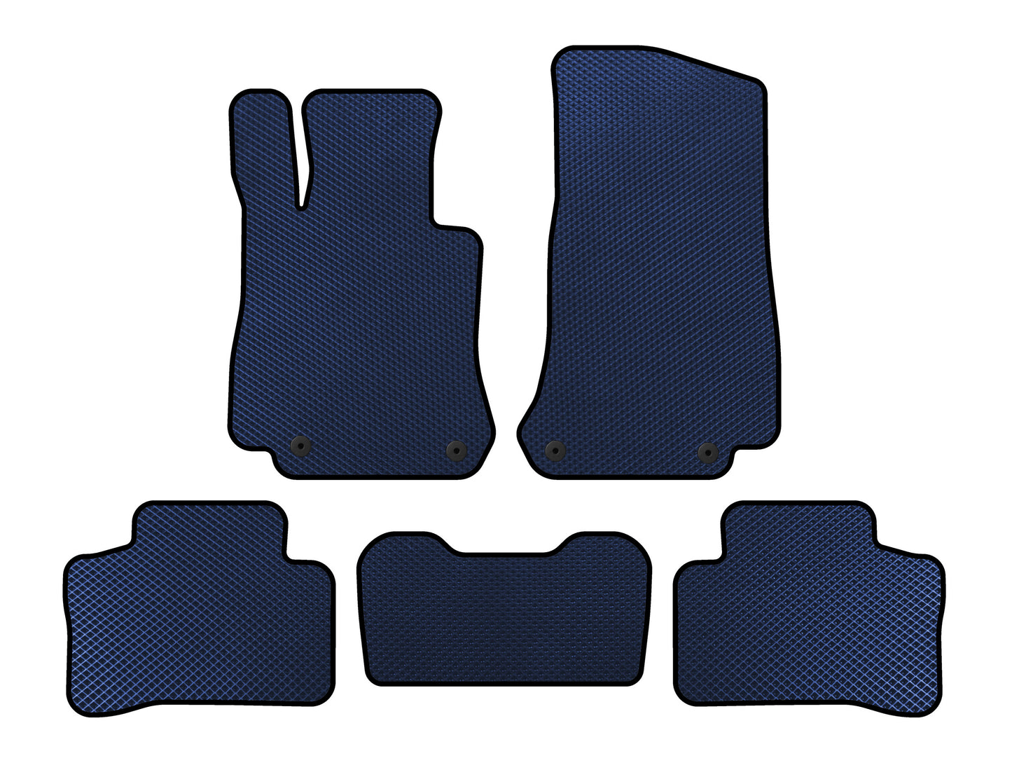 EVA Floor Mats (Blue) for Mercedes GLC X253 2015-2022 - image 1
