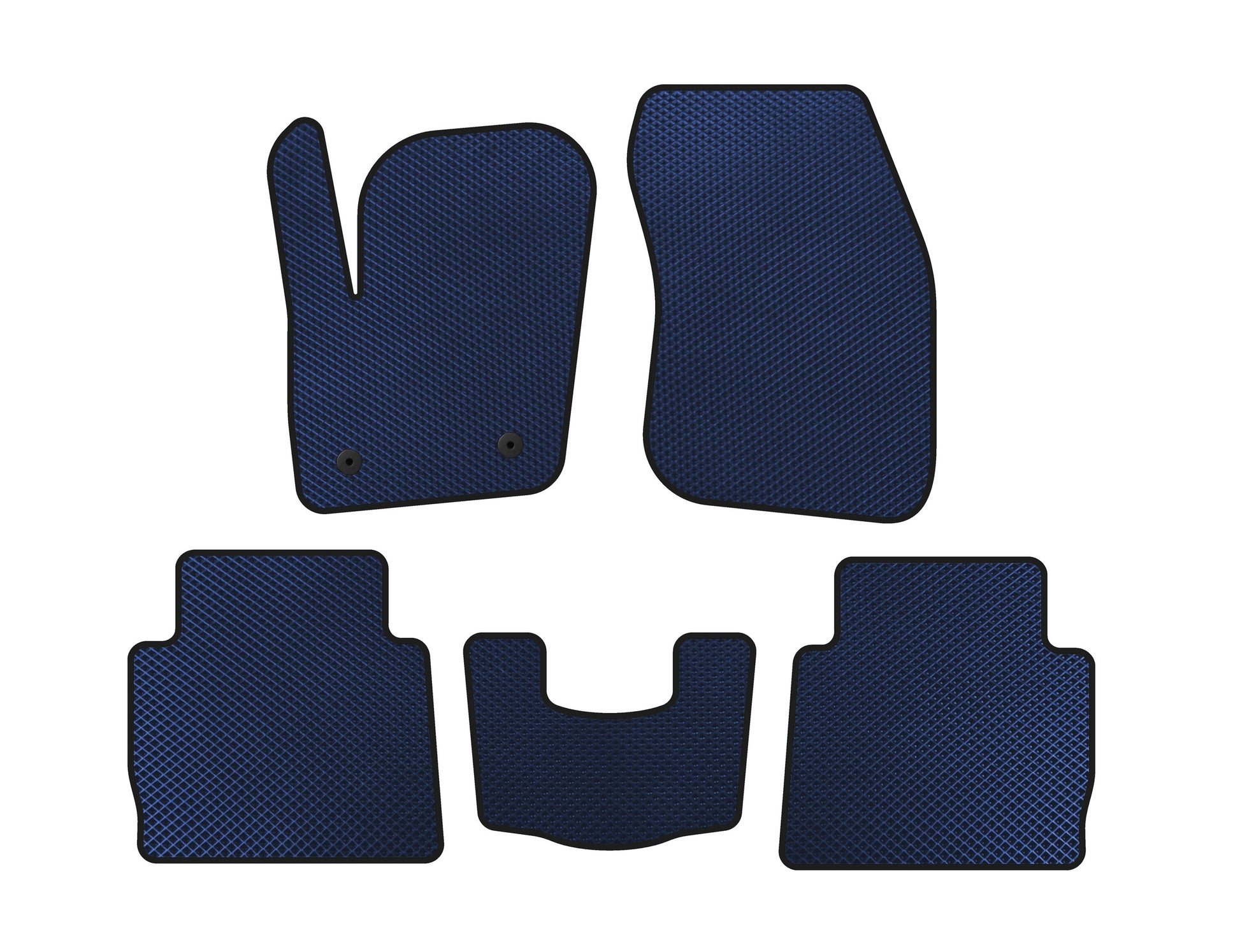 EVA floor mats (2012-2016, SD, Blue) for Ford Fusion 2012-2020 - image 1