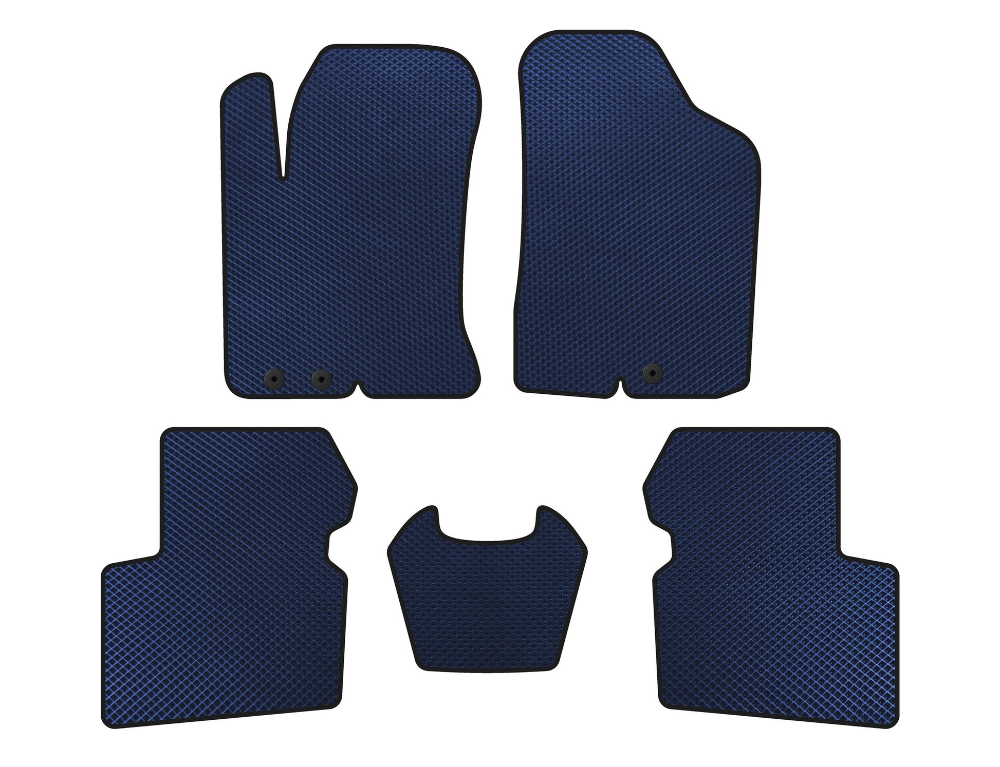 EVA Floor Mats (SD, Blue) for Kia Cerato 2 2010-2013 - image 1