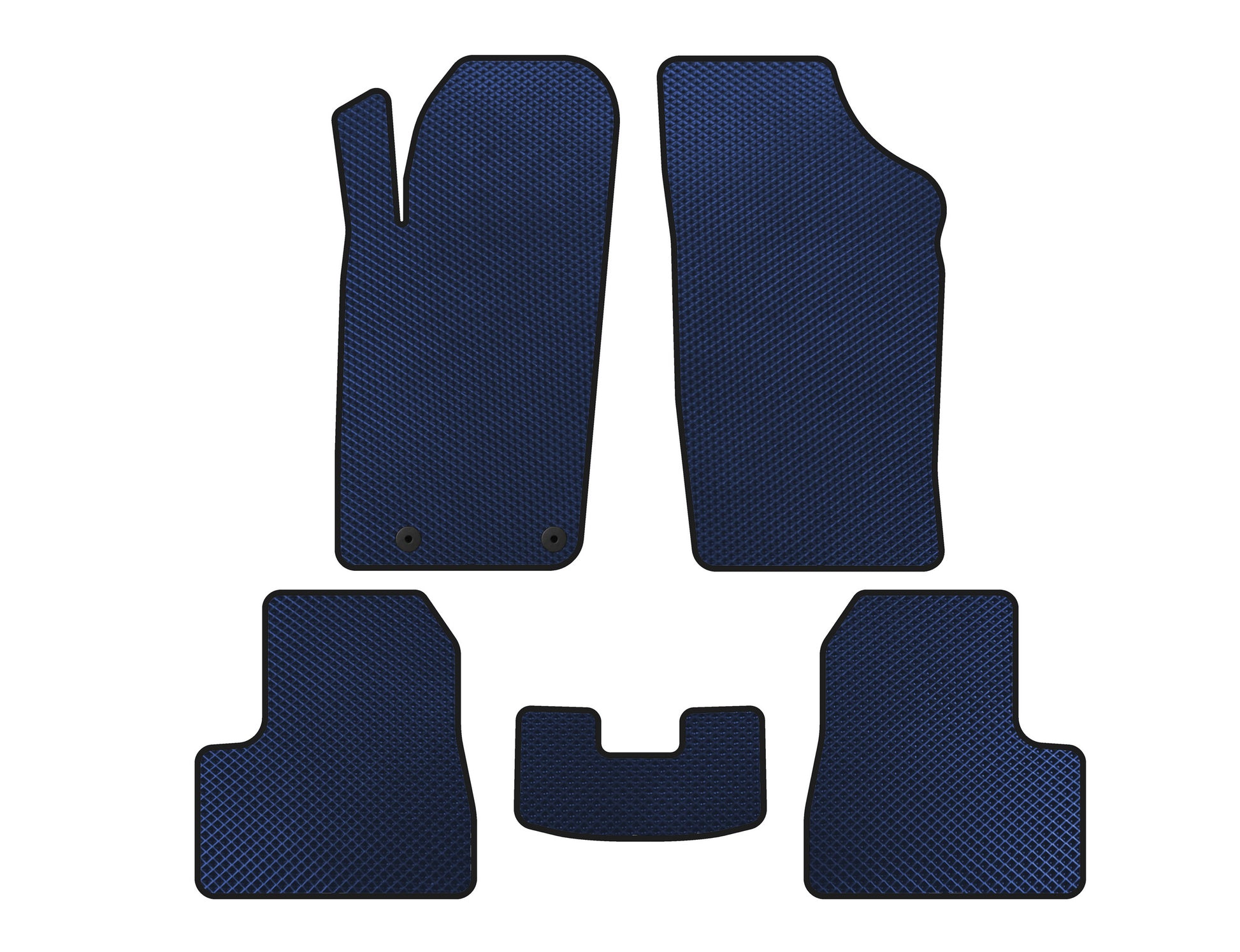 EVA Floor Mats (Blue) for Peugeot 206 1998-2024 - image 1