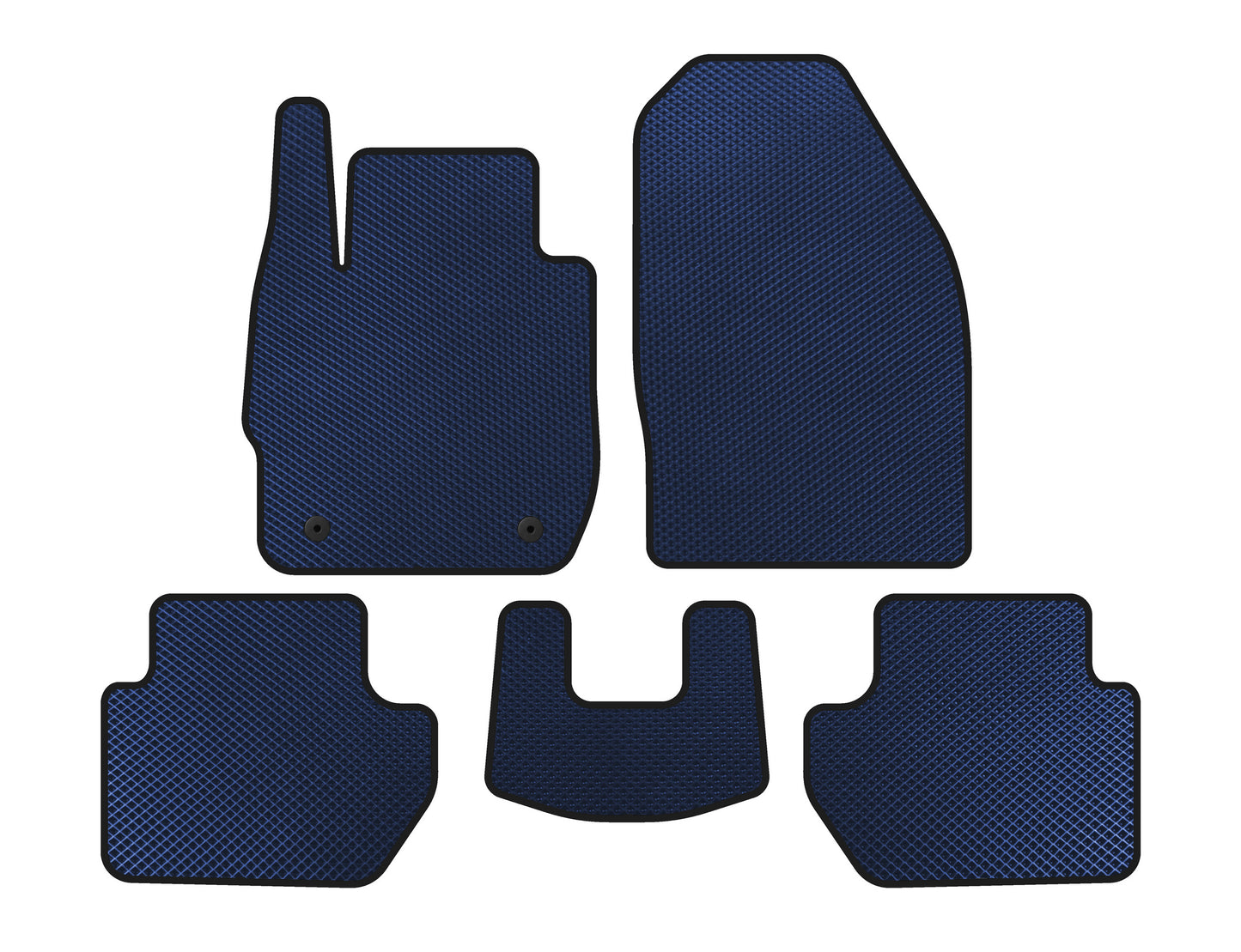 EVA Floor Mats (SD, Blue) for Ford Ka 2016- - image 1