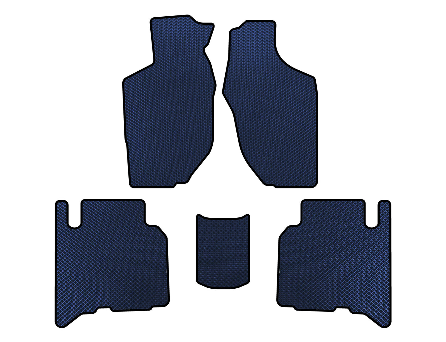 EVA Floor Mats (5-Door, Blue) for Opel Frontera 1998-2003 - image 1