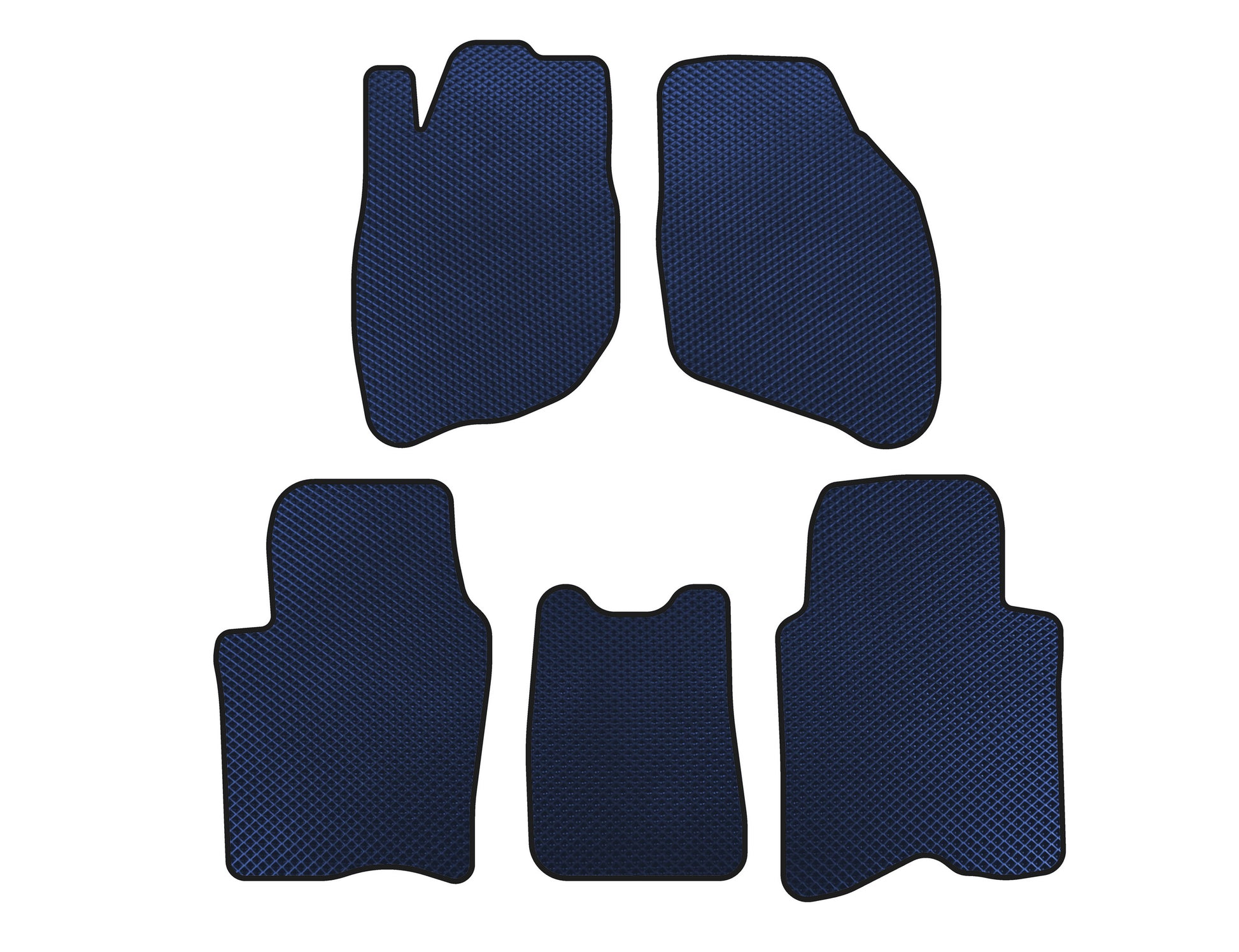 EVA Floor Mats (SD, Blue) for Honda City 2002-2008 - image 1