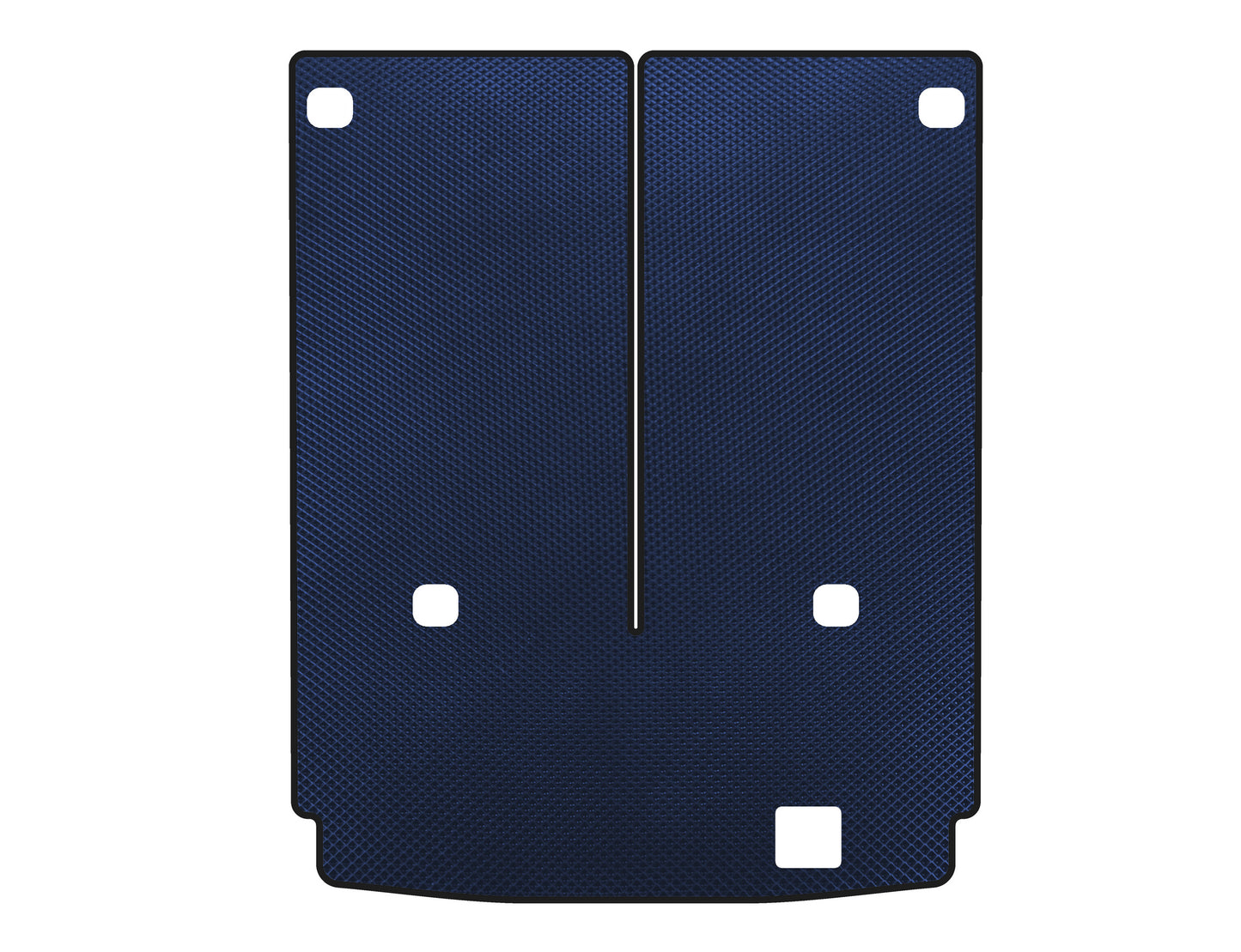 Trunk Mat EVA (7-seater with folded 3rd row, Blue) for Mercedes GL сlass X164 2006-2012 - image 1