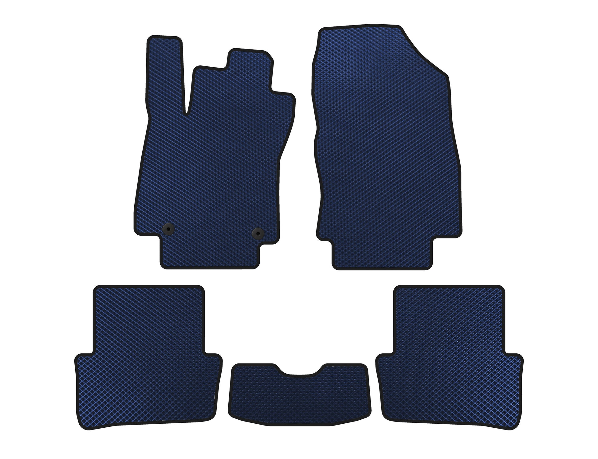EVA Floor Mats (2012-2016, HB, 5-Door, Blue) for Renault Clio IV 2012-2019 - image 1