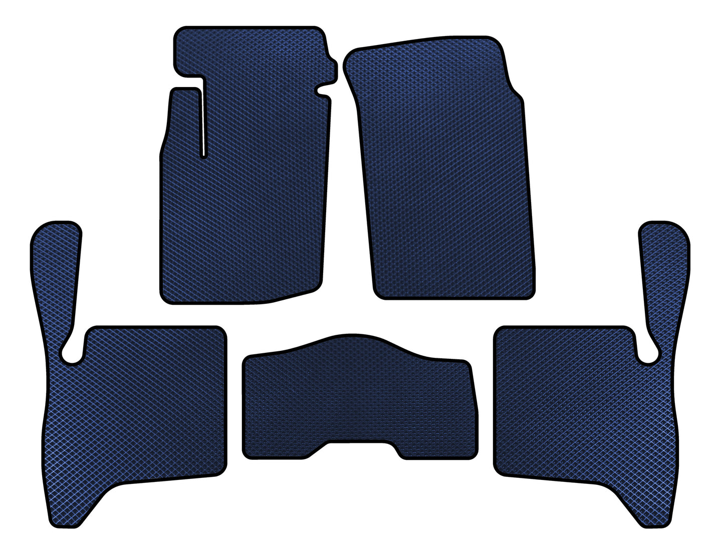 EVA Floor Mats (3-Door, Blue) for Suzuki Vitara 1998-2006 - image 1