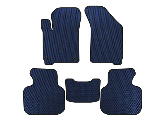 EVA Floor Mats (2011-2020, 7-Seater, Blue) for Dodge Journey 2008-2020 - image 1