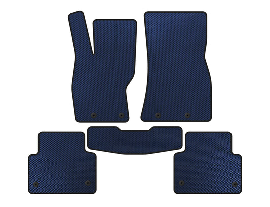 EVA Floor Mats (2011-2016, SD, Blue) for Jaguar XF 2009-2016 - image 1