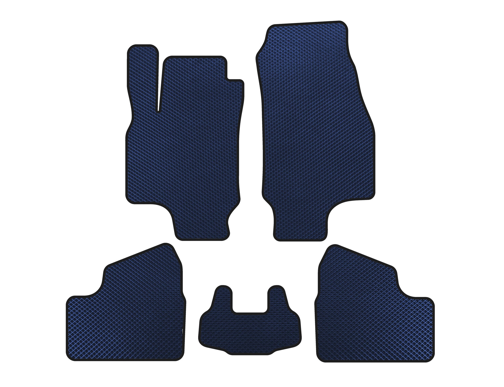 EVA Floor Mats (SD, Blue) for Opel Astra G classic 1998-2012 - image 1