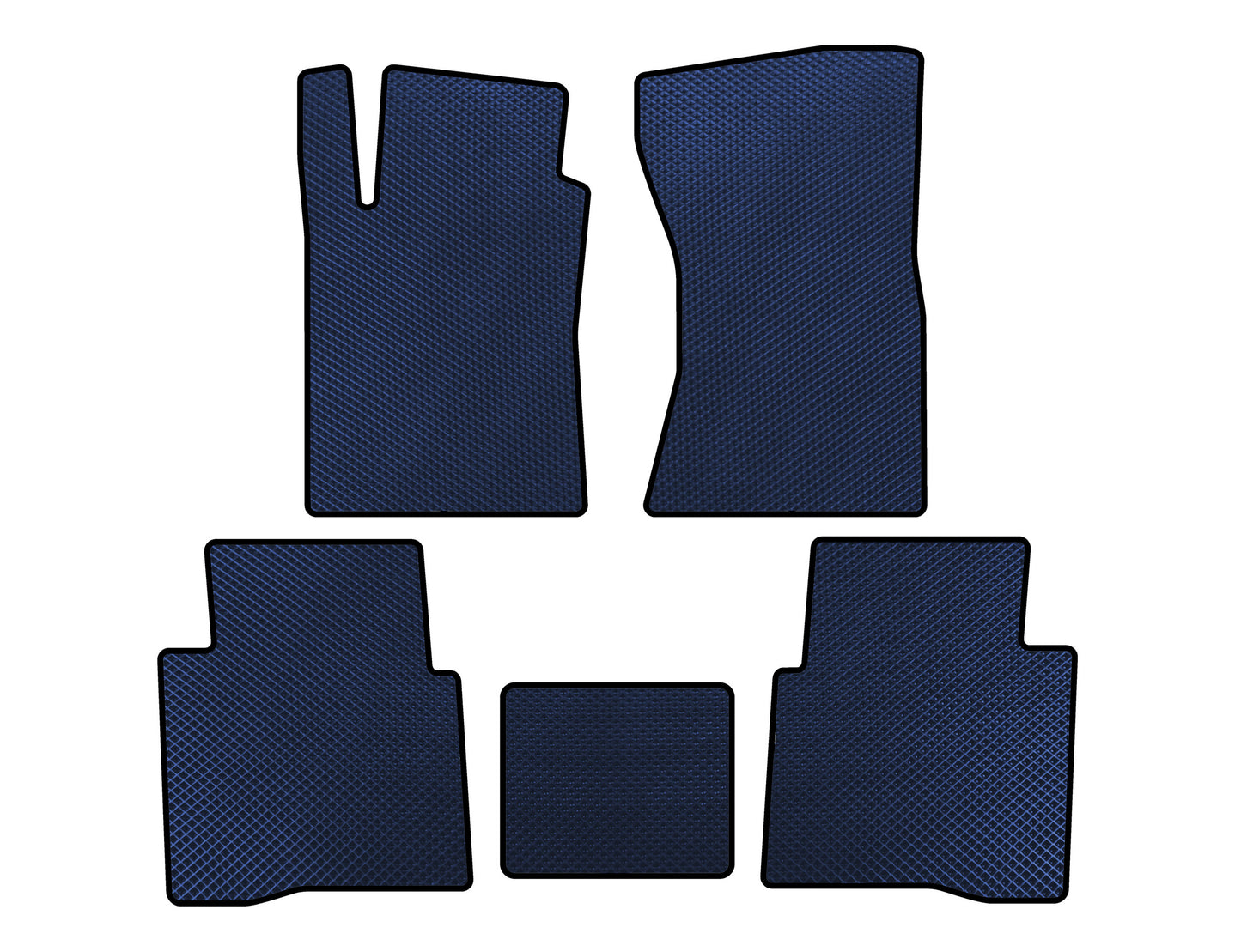 EVA Floor Mats (Blue) for Toyota Fortuner 2006-2015 - image 1