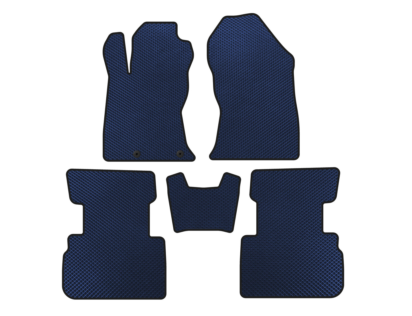 EVA Floor Mats (Blue) for Subaru Forester 2018-2024 - image 1