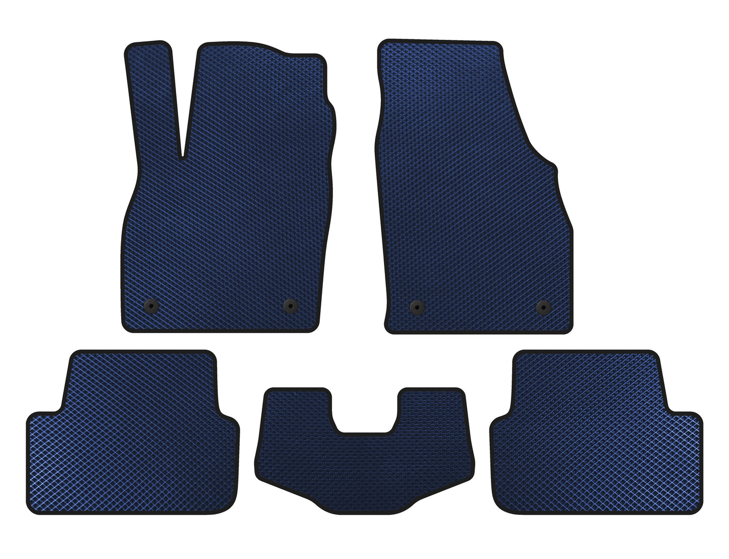 EVA Floor Mats (HB, Blue) for Volkswagen Polo 2017- - image 1