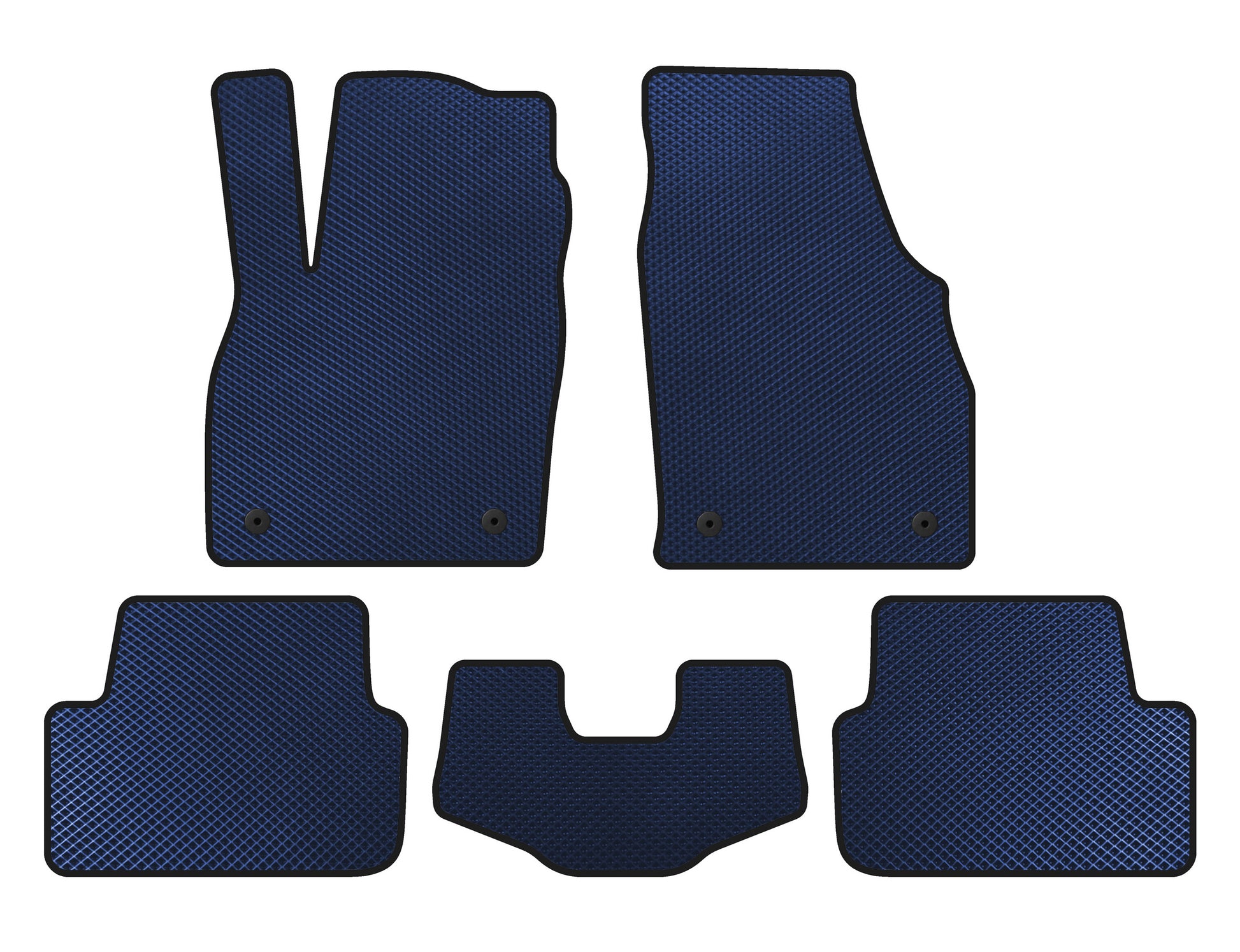 EVA Floor Mats (HB, Blue) for Volkswagen Polo 2017- - image 1