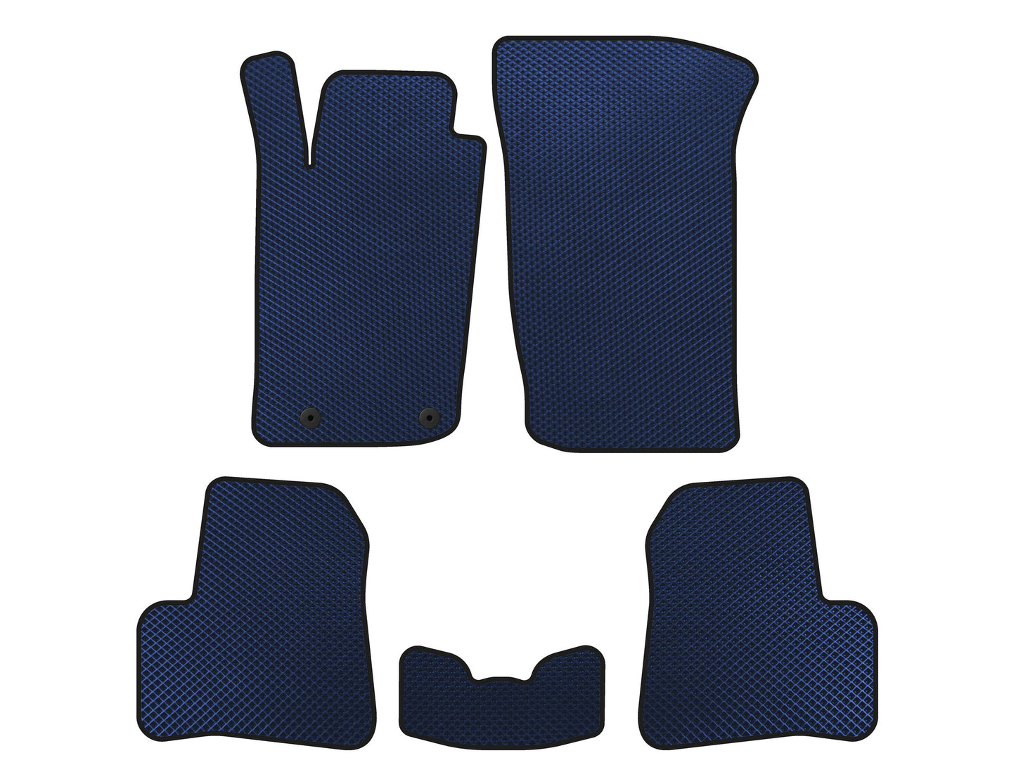 EVA Floor Mats (1998-2009, Blue) for Peugeot 206 1998-2024 - image 1