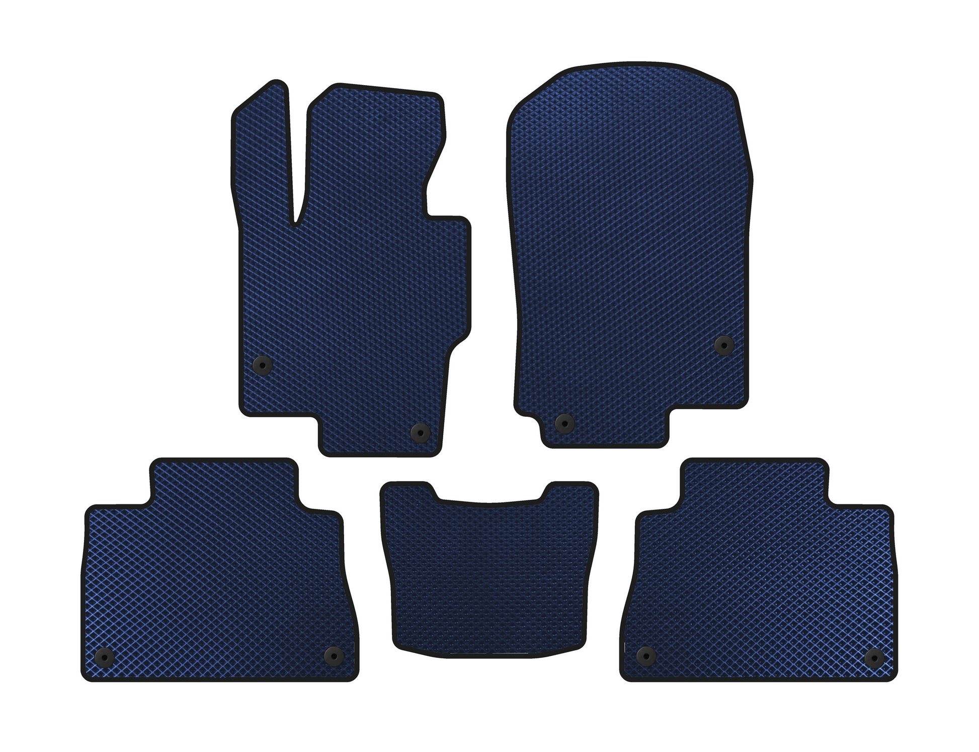 EVA Floor Mats (Blue) for Mercedes GLE coupe C167 2019- - image 1