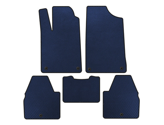 EVA Floor Mats (SD, Blue) for Peugeot 607 1999-2010 - image 1