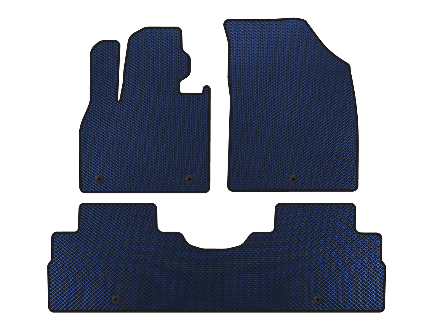 EVA Floor Mats (2 Rows, 8-Seater, Blue) for Hyundai Palisade 2018-2025 - image 1