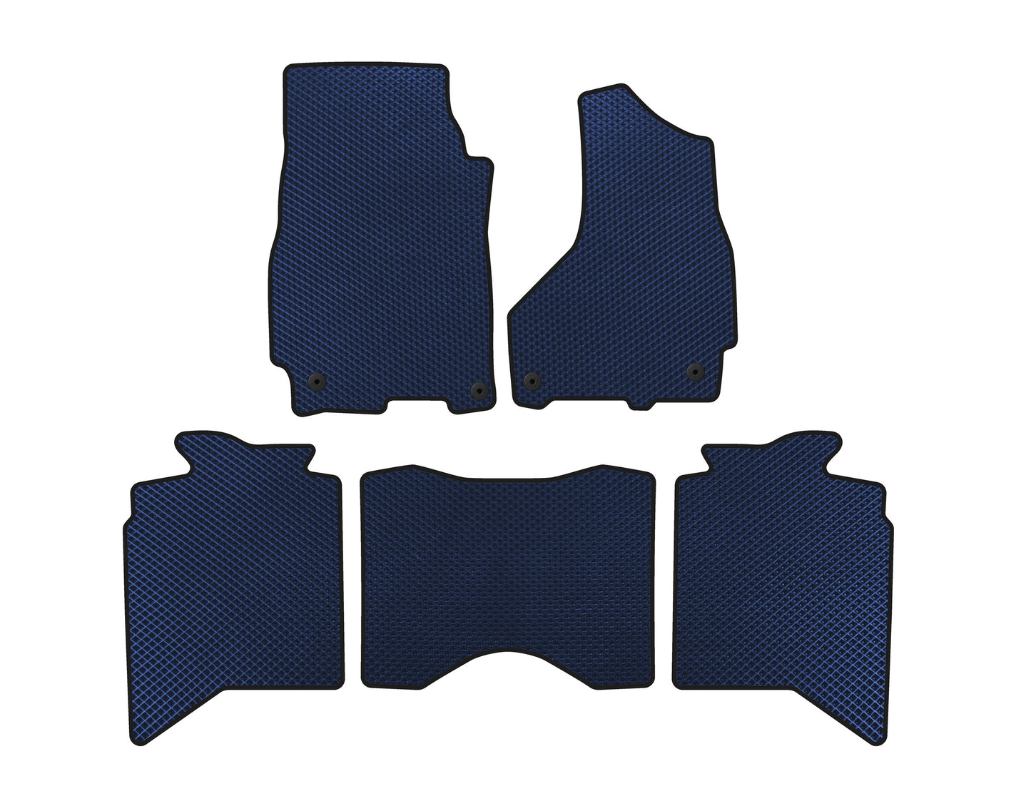 EVA Floor Mats (2013+, 5-Seater, Blue) for Dodge RAM (DS/DJ/D2) 2009–2024 - image 1