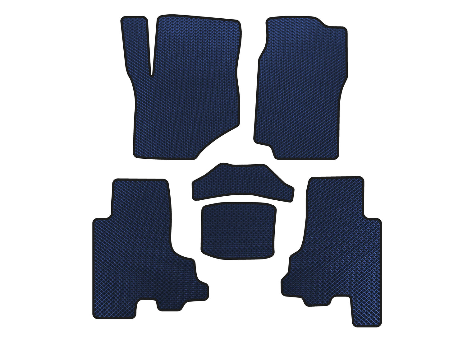 EVA Floor Mats (Blue) for Chevrolet Trailblazer 2002-2012 - image 1