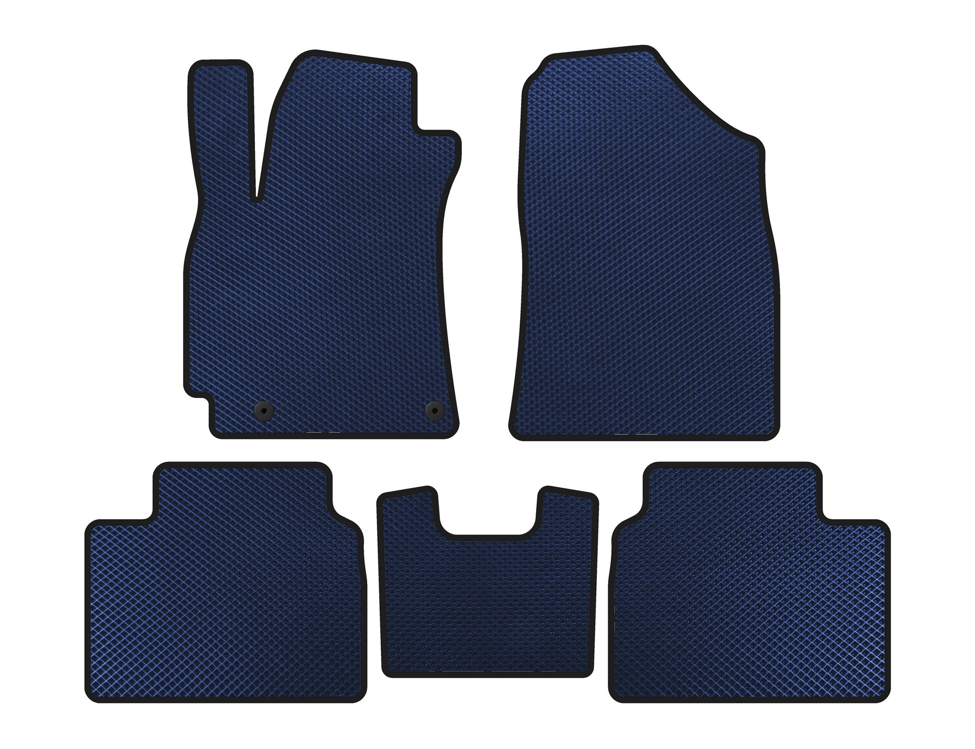EVA Floor Mats (SD, Blue) for Hyundai Elantra (CN7) 2020- - image 1