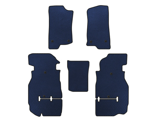 EVA Floor Mats (Rubicon Unlimited/5-Door, Blue) for Jeep Wrangler 2018- - image 1