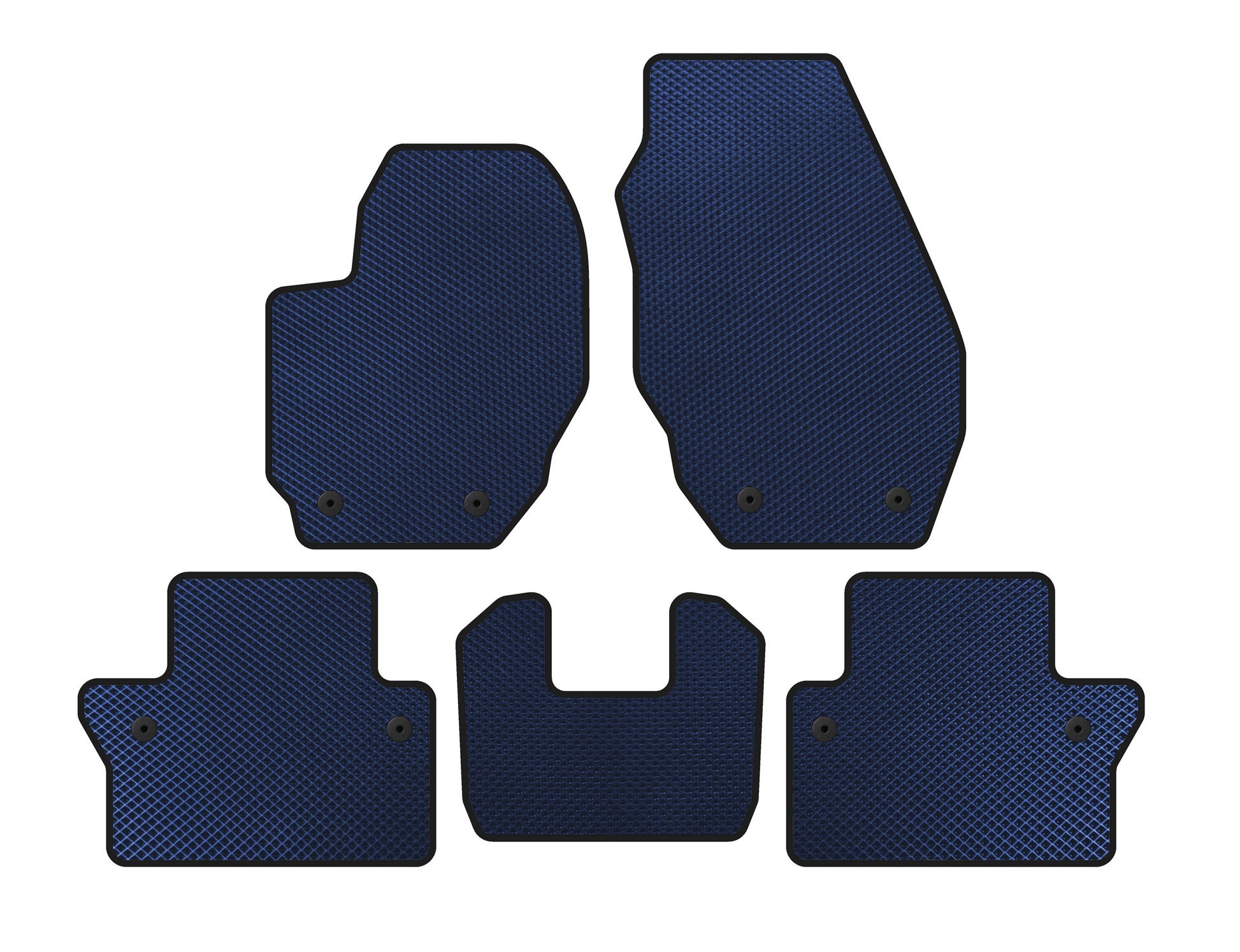 EVA Floor Mats (Blue) for Volvo V70 2007-2013 - image 1