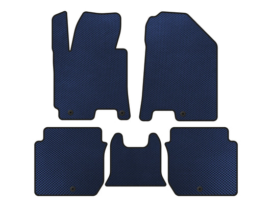 EVA Floor Mats (2016-2018, Blue) for Kia Forte 2008–2024 - image 1