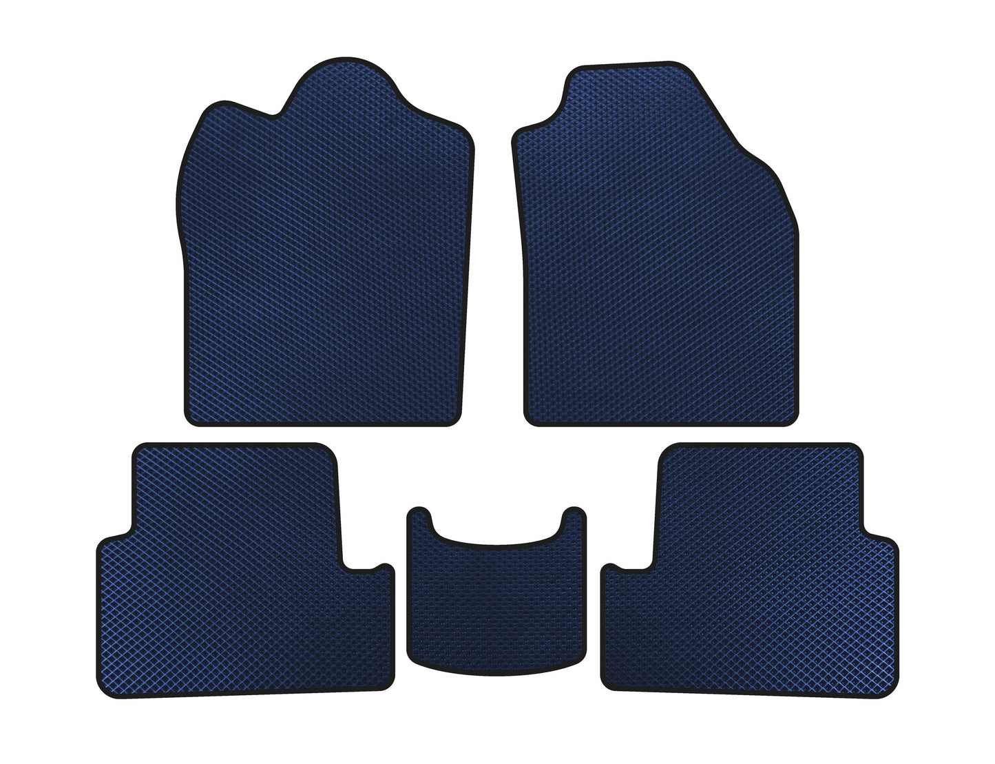 EVA Floor Mats (2009-2012, Blue) for Ford Connect 2010-2013 - image 1