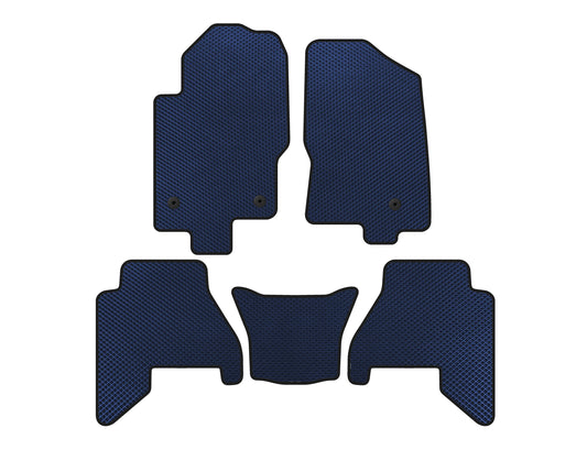 EVA V2 Floor Mats (2 Rows, Blue) for Nissan Pathfinder R51 2005-2014 - image 1