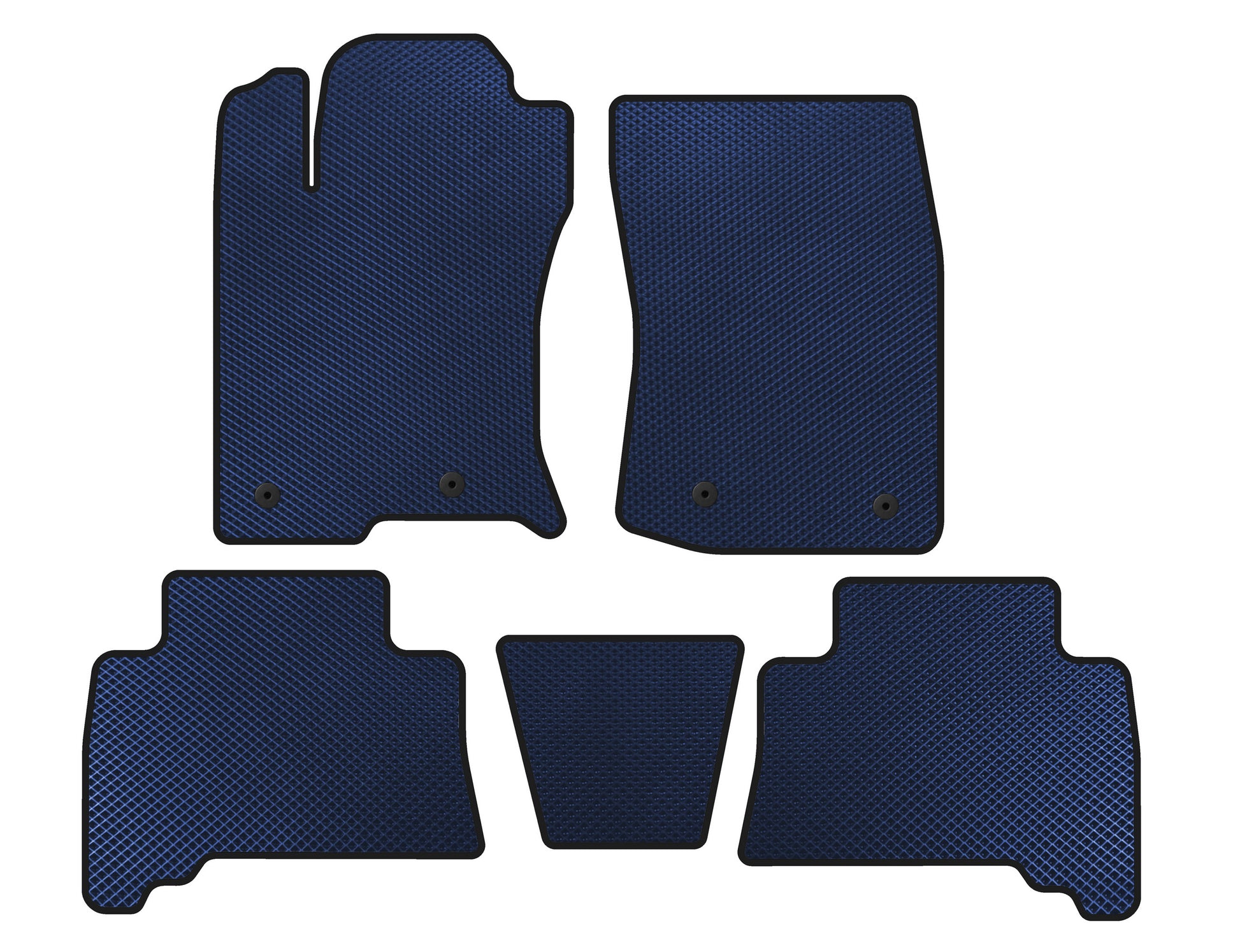 EVA Floor Mats (2009-2014, Blue) for Toyota 4Runner 2009-2024 - image 1