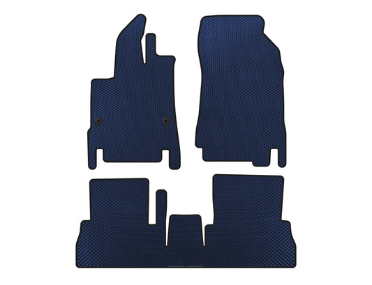 EVA Floor Mats (7-Seater/Long Wheelbase, Blue) for Peugeot Partner/Rifter 2019- - image 1