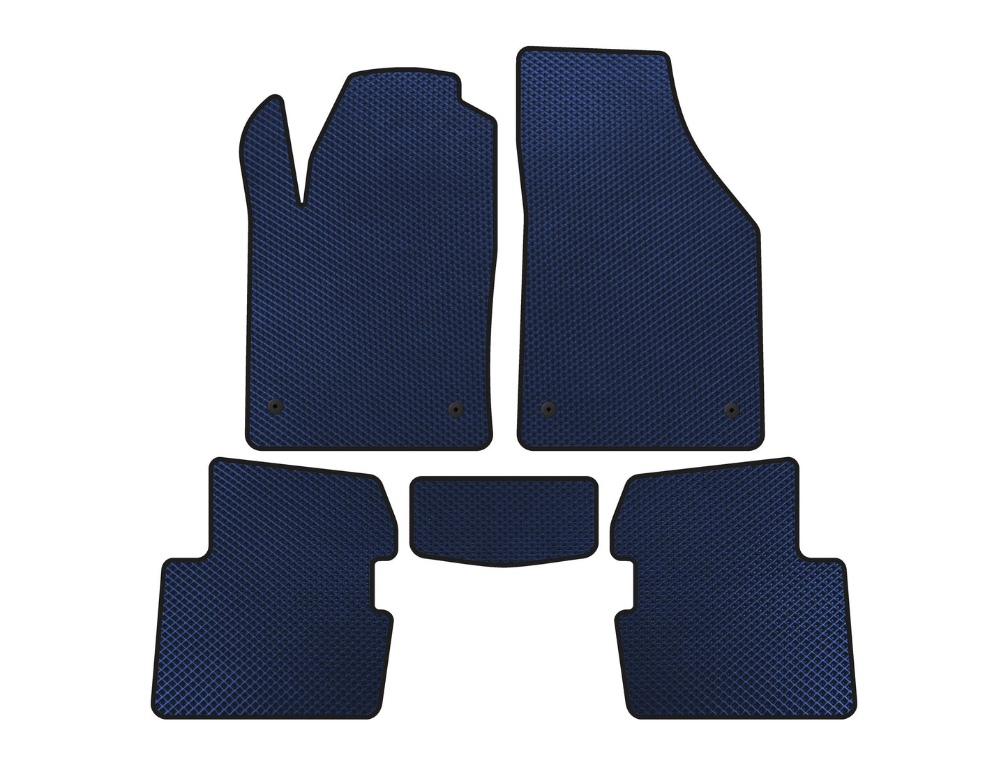 EVA Floor Mats (SD, Blue) for Dodge Dart 2012-2017 - image 1