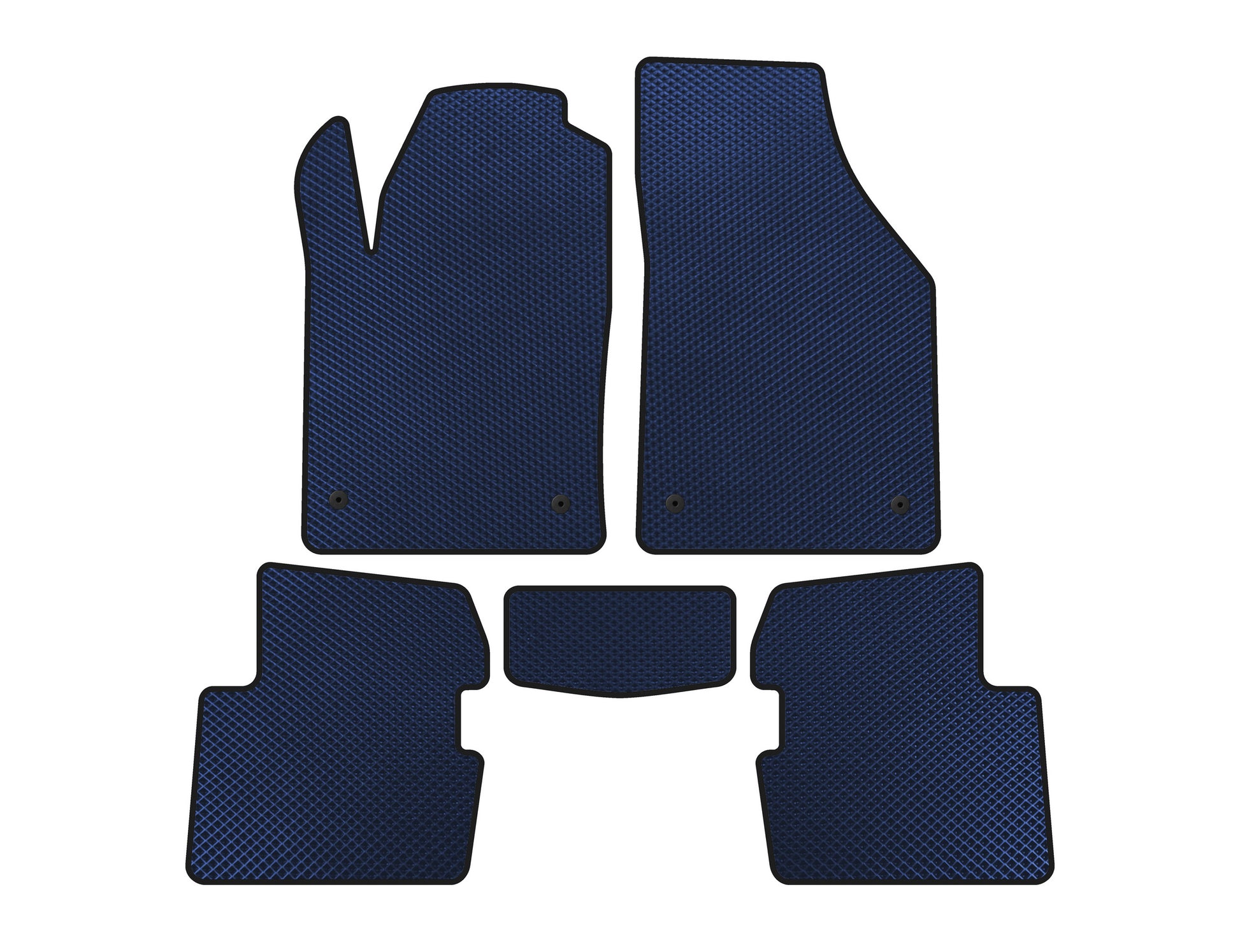 EVA Floor Mats (SD, Blue) for Dodge Dart 2012-2017 - image 1