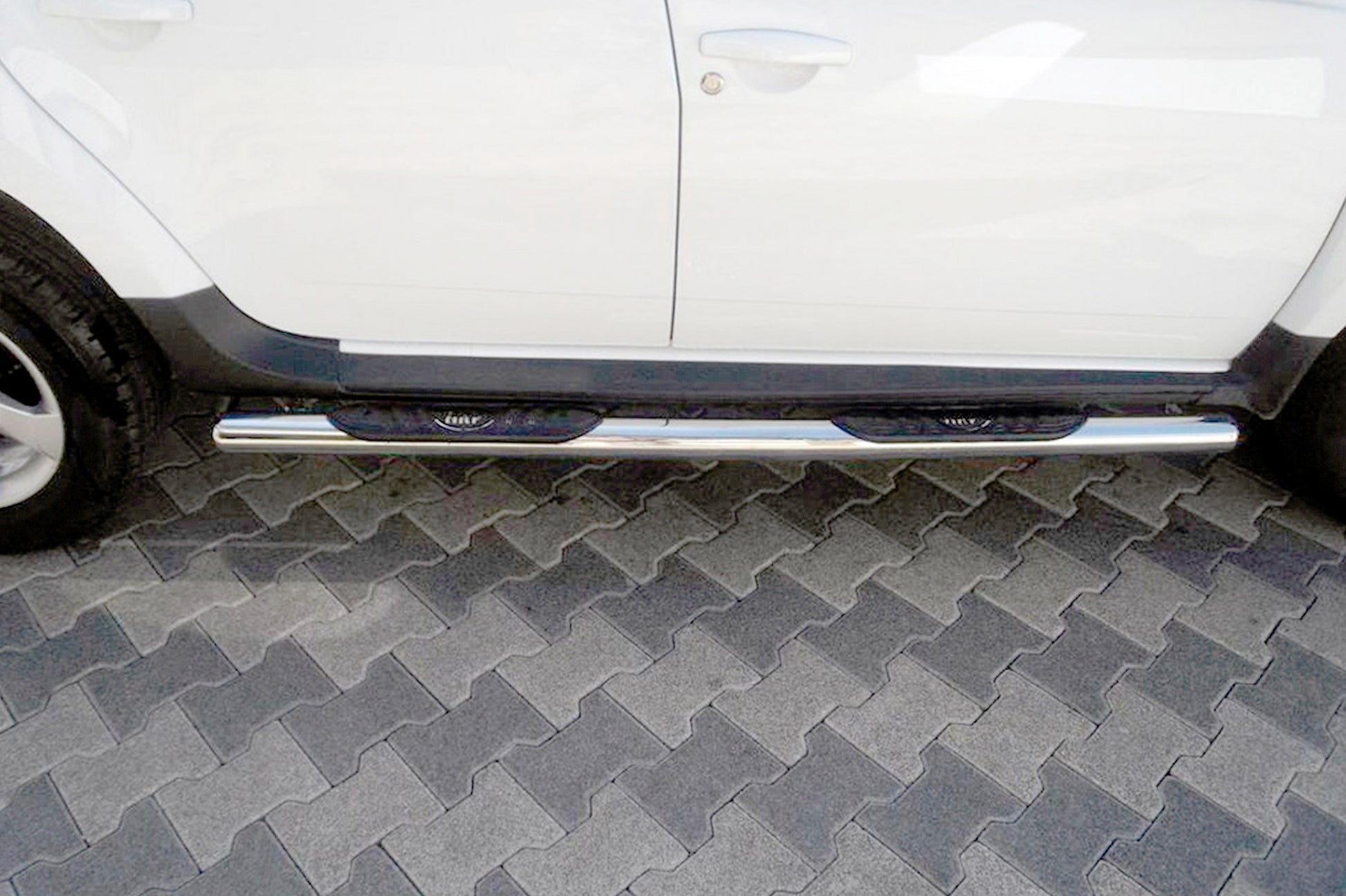 Side Bars BB002 (2 pcs, Stainless Steel) for Dacia Duster 2018-2024 - image 1