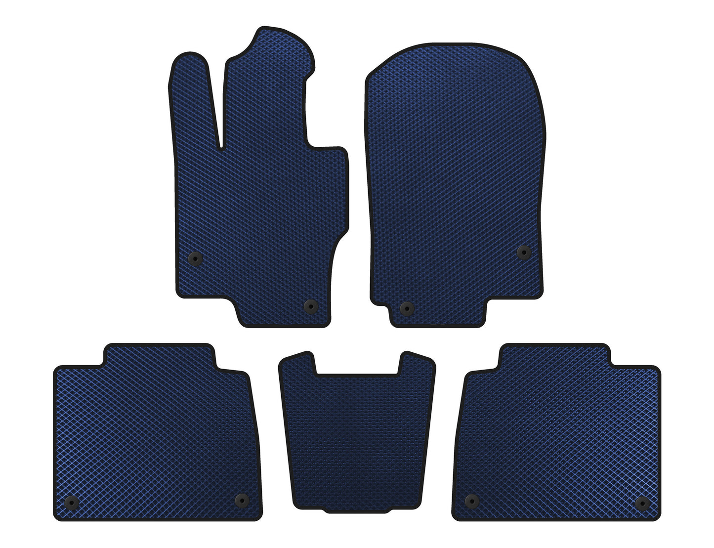 EVA Floor Mats (Blue) for Mercedes GLE W167 2018- - image 2