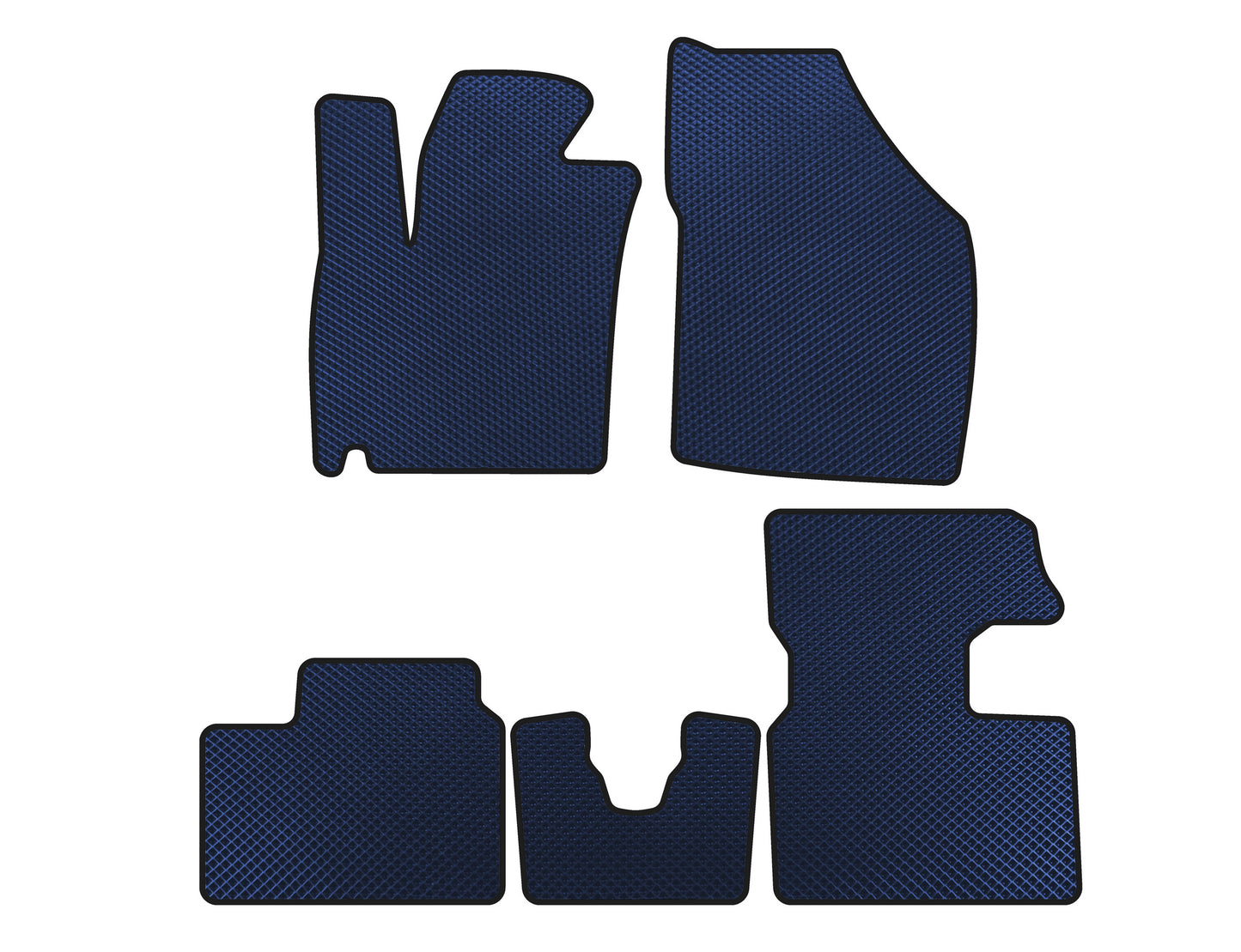 EVA Floor Mats (2016-2020, HB, Blue) for Suzuki Ignis 2016- - image 1