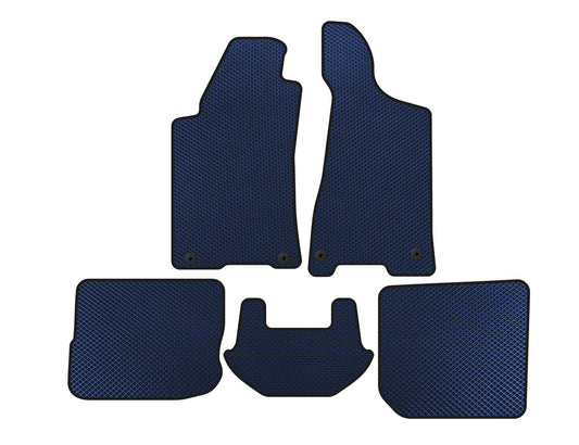 EVA floor mats (1991-1996, Sedan, Blue) for Audi 80/90 1987-1996 - image 1