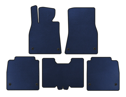 EVA Floor Mats (2007-2010, SD, Long Wheelbase, Blue) for Lexus LS 2007-2017 - image 1