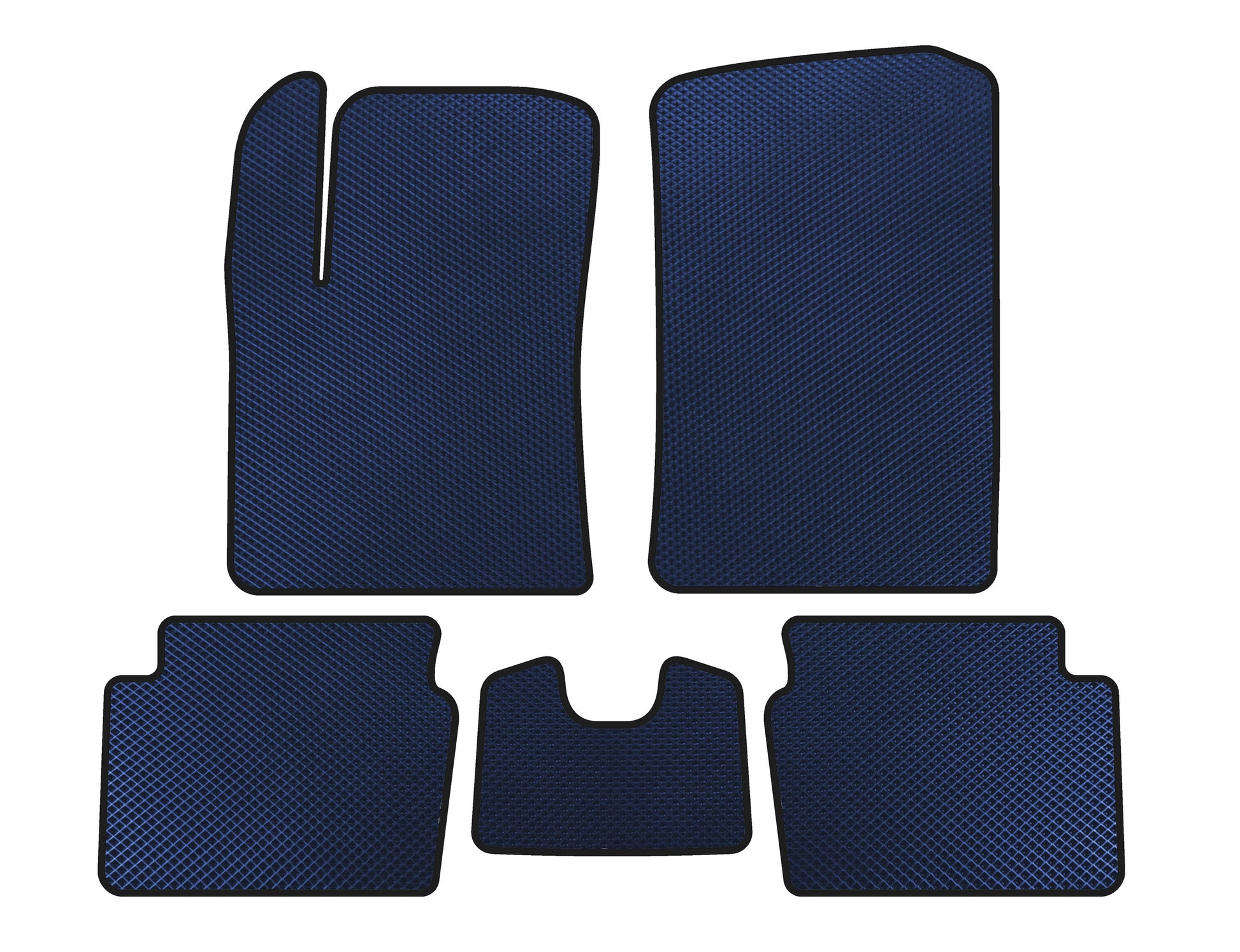 EVA mats (HB, Blue) for Hyundai I-10 2008-2013 - image 1
