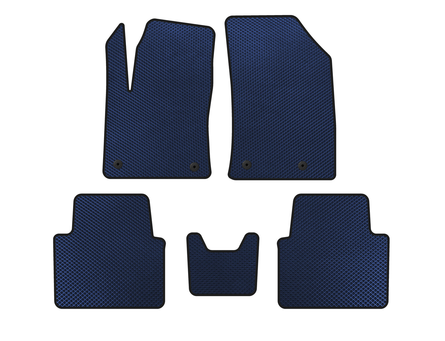 EVA Floor Mats (Blue) for Citroen C-3 Aircross 2017-2021 - image 1