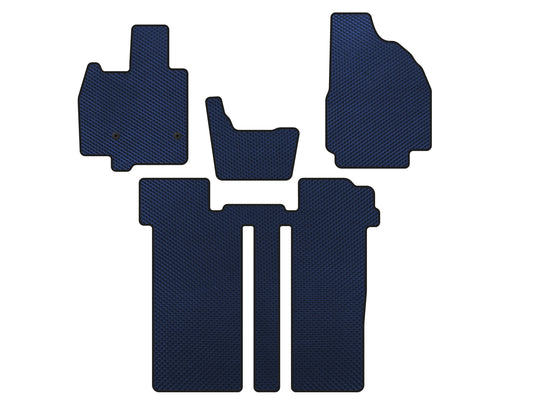 EVA Floor Mats (2 Rows, 6-Seater, Blue) for Toyota Previa 2006-2019 - image 1