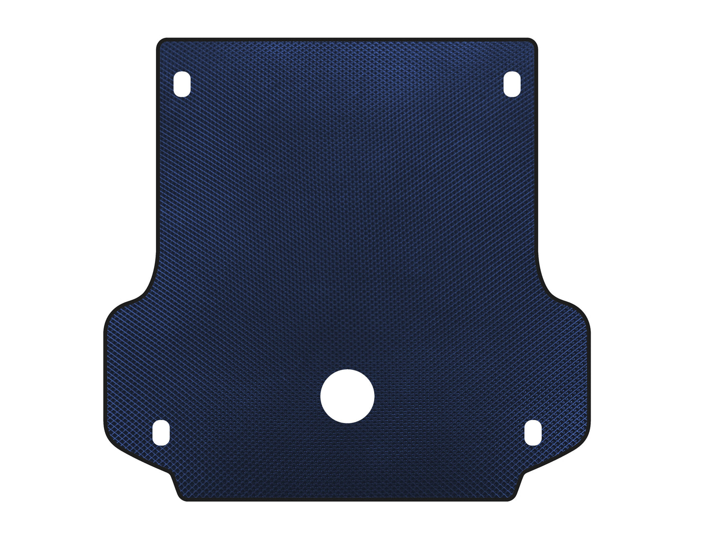 Trunk mat (2008-2013, Blue) for Mitsubishi Pajero Sport 2008-2015 - image 1