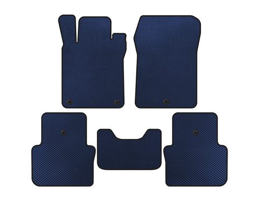 EVA Floor Mats (SD, Blue) for Acura TLX 2014-2020 - image 1