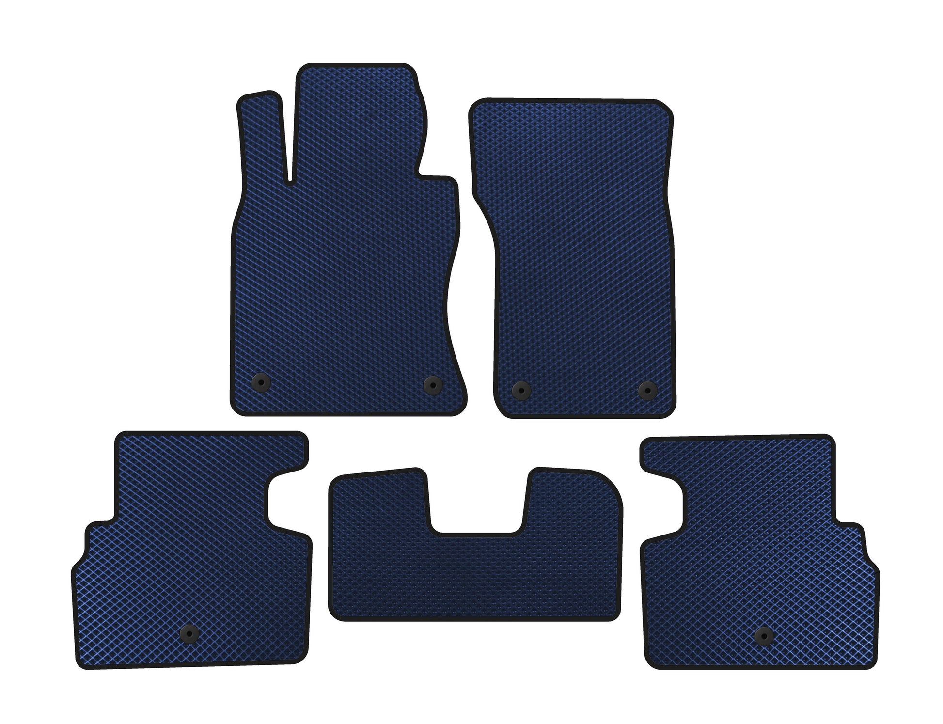 EVA Floor Mats (SD, Blue) for Infiniti Q50/Q60 2013-2024 - image 1