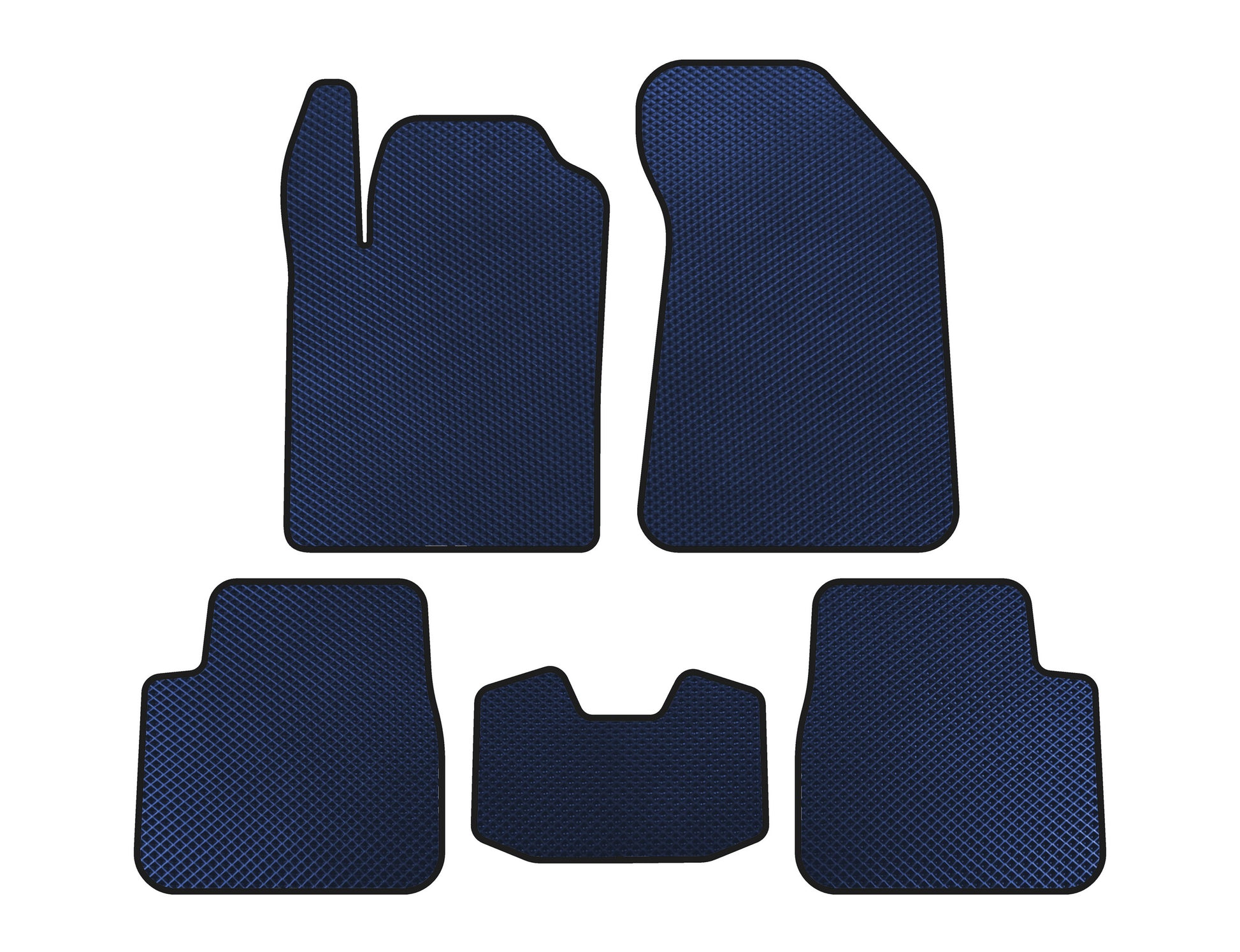 EVA Floor Mats (Blue) for Lancia Delta 2008-2014 - image 1